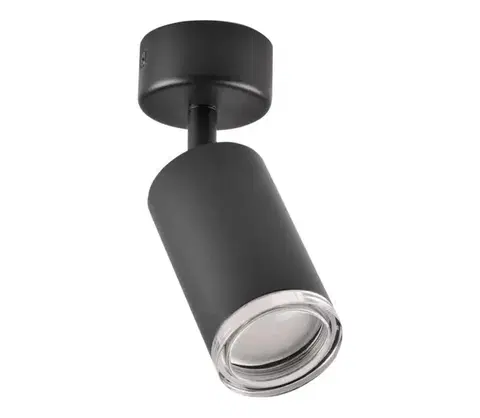 Svietidlá  Kúpeľňové bodové svietidlo TURYN 1xGU10/10W/230V IP44 čierna 324702