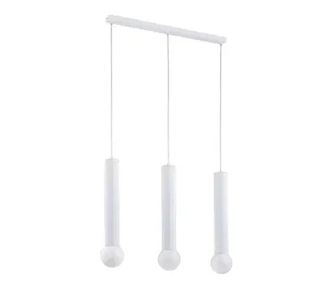 Svietidlá  Luster na lanku TWISTER 3xE27/60W/230V biela 62273