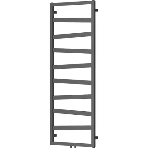 Radiátory do kúpeľne MEXEN - Zoom vykurovací rebrík/radiátor dekoratívny 1430 x 530 mm, 477 W, antracit W130-1430-530-00-66
