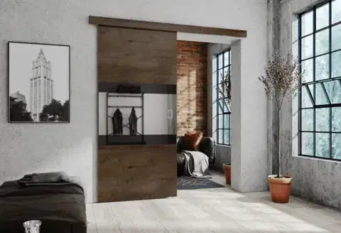 Posuvné dvere KIER Posuvné dvere LUMBA | 90 cm Farba: jaseň tmavý