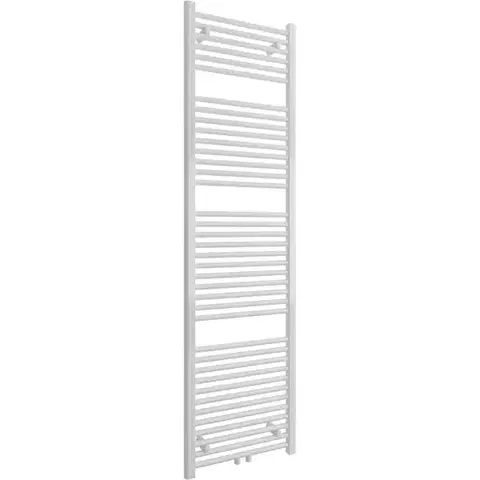 Radiátory do kúpeľne CERANO - Kúpeľňový radiátor Lincoln - stredové pripojenie 50mm/bočné - 559W - biela lesklá - 1800x500 mm CER-429586
