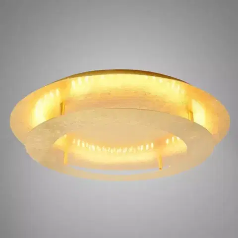 Moderné lampy do obývačky Stropné svietidlo Merle Plafon 50 24w Led 3000k Zlatá
