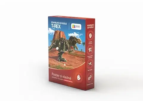 3D puzzle 3D Creative Pohyblivé 3D Puzzle T-Rex