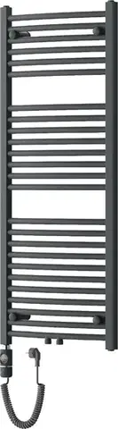Radiátory do kúpeľne MEXEN/S - Ares radiátor + vykurovacia tyč 1200 x 500 mm, 600 W, antracit W102-1200-500-2600-66