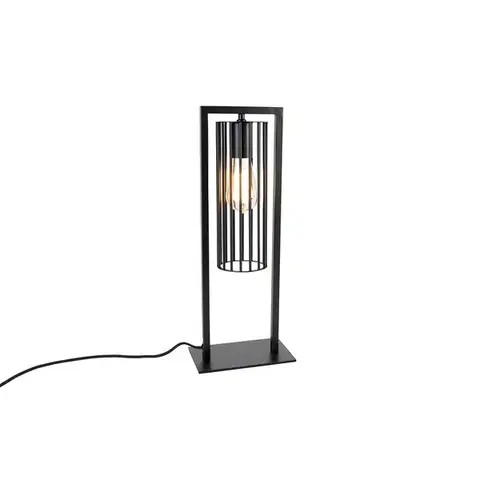 Stolné lampy Inteligentná moderná stolná lampa čierna vrátane Wifi ST64 - Balenco Wazo