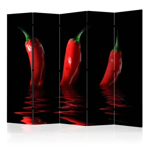 Paravány Paraván Chili pepper Dekorhome