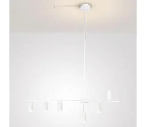 Svietidlá BRILAGI - Závesný luster na lanku CRANE 6xGU10/30W/230V biela WO-CRANE-06-WHT-OEM