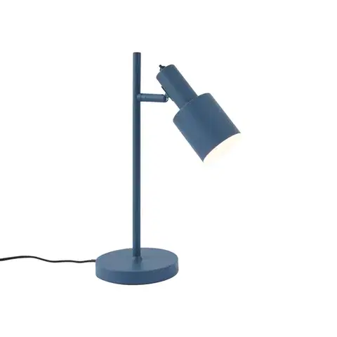 Stolné lampy Moderná stolná lampa modrá - Stijn