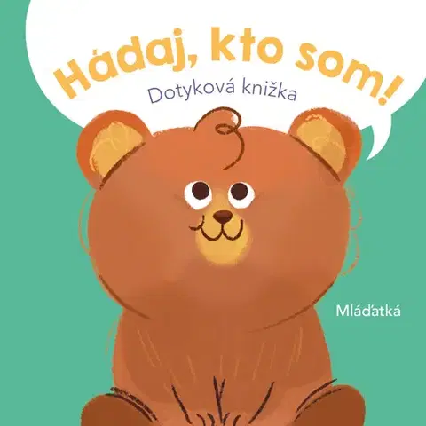 Leporelá, krabičky, puzzle knihy Hádaj, kto som! Mláďatká