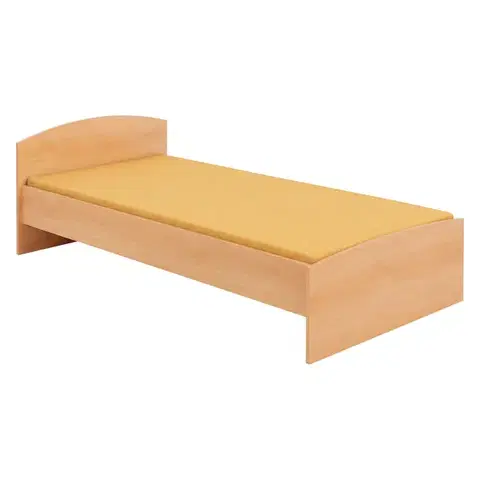 Postele Jednolôžko 343 buk 90x200