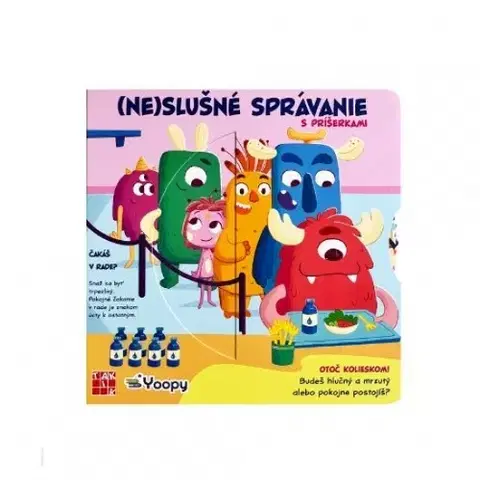 Leporelá, krabičky, puzzle knihy (Ne)slušné správanie s príšerkami - Paolo Mancini,Luca De Leone