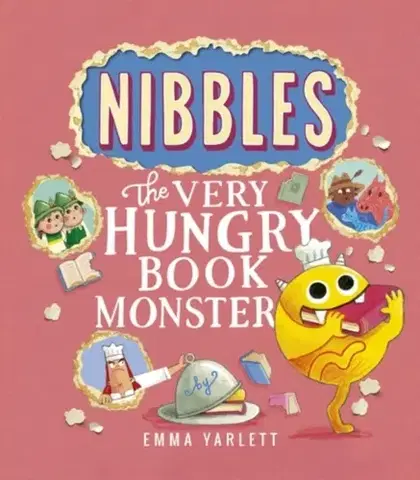 Leporelá, krabičky, puzzle knihy Nibbles: The Very Hungry Book Monster - Emma Yarlettová