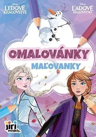 Nalepovačky, vystrihovačky, skladačky Maľovanky - Ľadové kráľovstvo