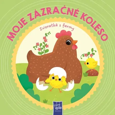Leporelá, krabičky, puzzle knihy Moje zázračné koleso: Zvieratká z farmy