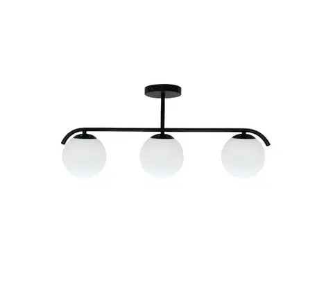 Svietidlá  Luster na tyči AMADEO 3xE14/40W/230V čierna 33-35417