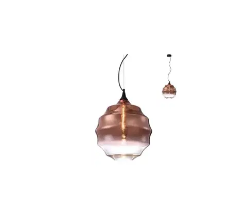 Svietidlá Redo 01-1846 - Luster na lanku SLAG 1xE27/42W/230V pr. 40 cm meď 01-1846