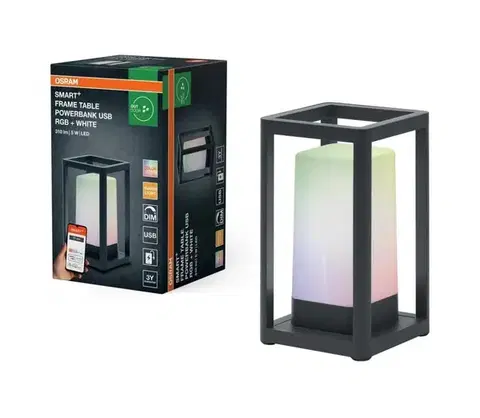 Lampy Osram - LED RGBW Stmievateľná stolná lampa SMART LED/5W/5V IP44 Wi-Fi 592662