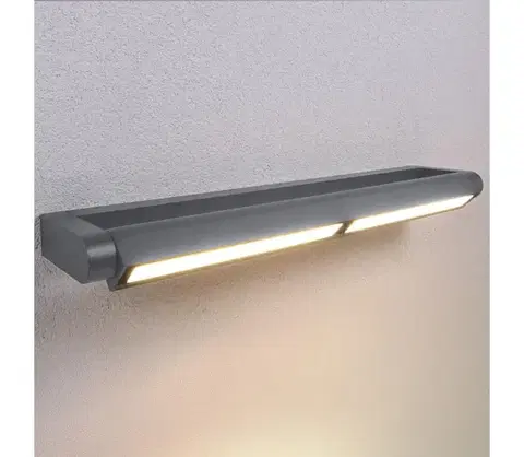 Svietidlá BRILAGI -LED Vonkajšie nástenné svietidlo SALERNO LED/24W/230V 66 cm antracit IP65 WO-HR60281-650-OEM-ANT