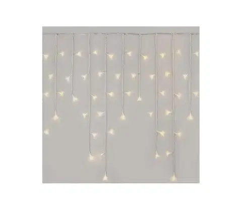 LED osvetlenie  LED vonkajšia svetelná reťaz 300 LED / 8 režimov, 10 m, IP44, teplá biela + diaľkové ovládanie D4CW02