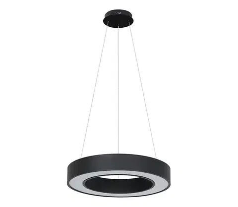 Svietidlá  LED luster na lanku UNION LED/40W/230V 3000/4000/6500K pr. 40 cm čierna ML1866