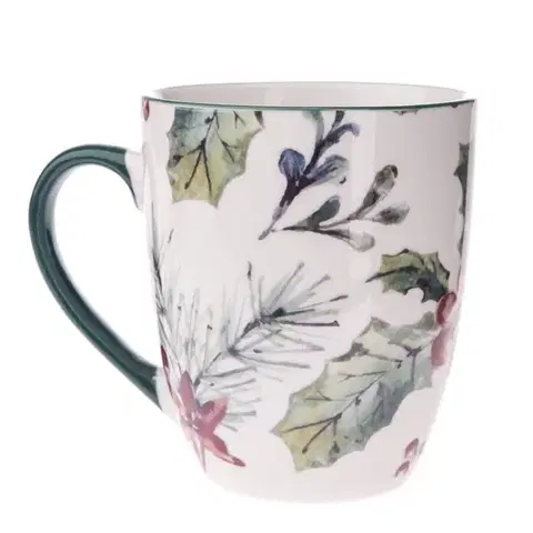 Hrnčeky a šálky Vianočný porcelánový hrnček Needles, 350 ml