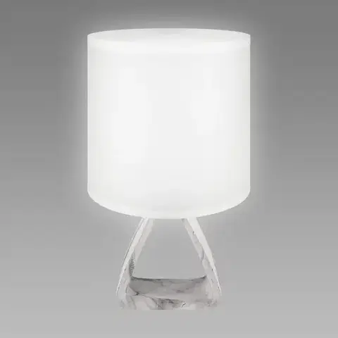 Lampy do obývačky Stolná lampa ATENA E14 A biela 04057 LB1