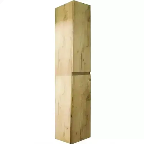 Vysoké kúpeľňové skrinky Vysoká skrinka do kúpeľne Momo C32 zlatý dub