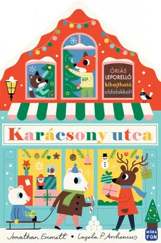 Leporelá, krabičky, puzzle knihy Karácsony utca - Jonathan Emmett