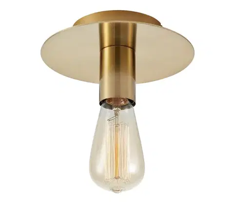 Svietidlá Markslöjd 108541 - Stropné svietidlo PIATTO 1xE27/40W/230V zlatá 108541