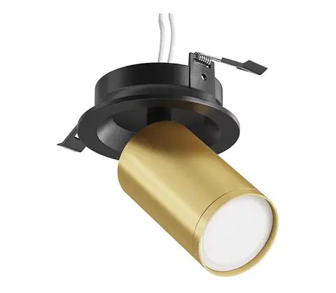 Svietidlá Maytoni C048CL-U-1BMG - Podhľadové bodové svietidlo FOCUS 1xGU10/10W/230V zlatá C048CL-U-1BMG