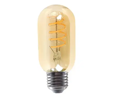 Žiarovky Rabalux LED Spiral Filament žiarovka Amber T45 4W/E27/250Lm/3000K/110cm