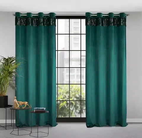 Závesy do spálne Záves JASPER 140x250 na priechodkách 386240 EUROFIRANY