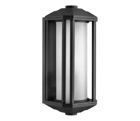 Svietidlá Elstead Quintiesse QN-CASTELLE-M-BLK - Vonkajšie nástenné svietidlo CASTELLE M 1xE27/60W/230V IP44 čierna QN-CASTELLE-M-BLK
