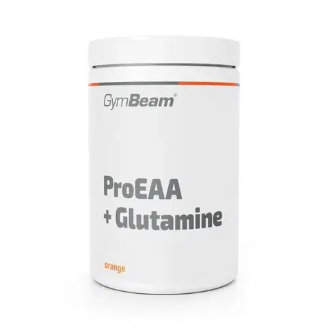 Komplexné aminokyseliny GymBeam - ProEAA + Glutamin pomaranč
