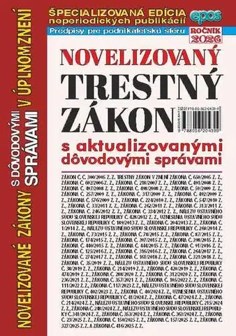 Trestné právo Novelizovaný Trestný zákon 5/2026