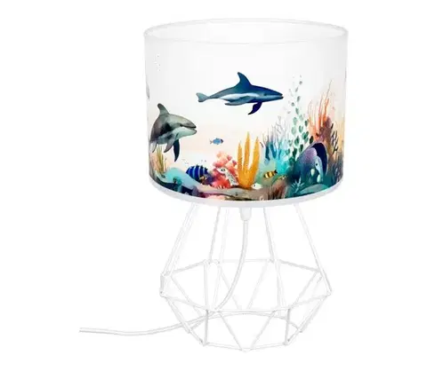 Lampy HEXE Detská lampička OCEAN 1xE27/60W/230V 0918