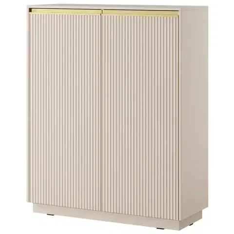 Komody do spálne Komoda Royal Kw103 Pieskovo béžová