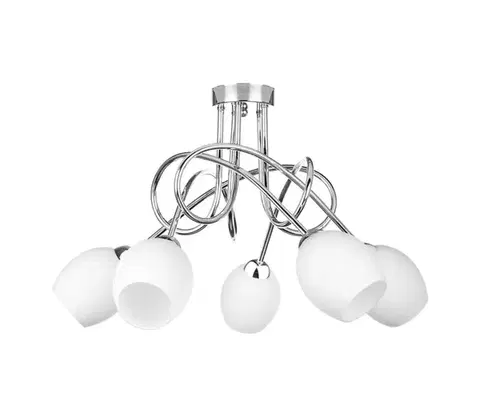Svietidlá Keter Lighting Prisadený luster TWIST WHITE 5xE14/40W/230V 2073