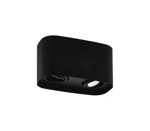 Svietidlá Eglo 31098 - LED bodové svietidlo MENDOZA 2xLED/4,7W/230V 3000K čierne 31098