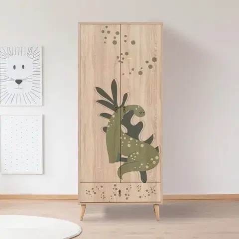 Šatňové skrine Šatníková skriňa City Gradrop Dino