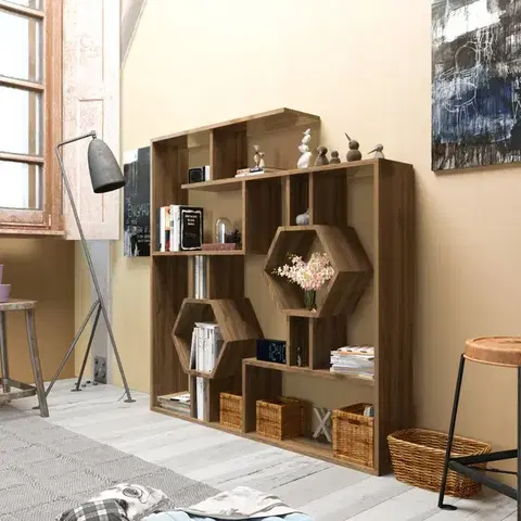 Knižnice Knižnica Tamara - Walnut