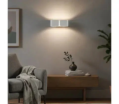Svietidlá Ideal Lux - Nástenné svietidlo 2xG9/28W/230V biela