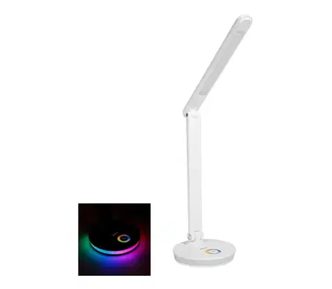 Lampy  LED RGBW Stmievateľná stolná lampa s funkciou powerbanky LED/12W/5V 2800-6000K biela PDL400RGBW