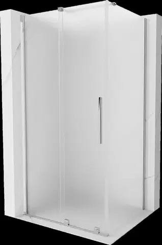 Sprchovacie kúty MEXEN/S - Velár sprchovací kút, posuvné dvere 140 x 90, dekor, chróm 871-140-090-31-01