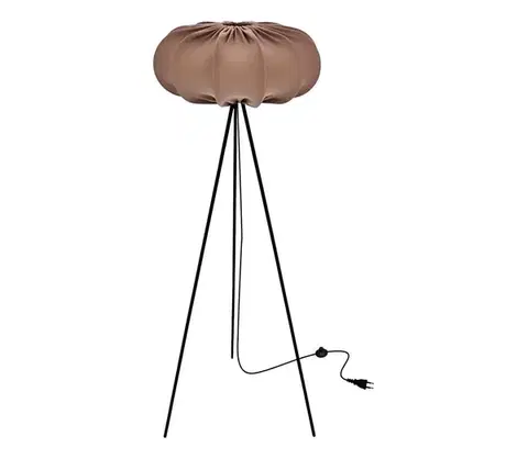 Lampy  Stojacia lampa CAFEE 1xE27/40W/230V hnedá/čierna 51-42026