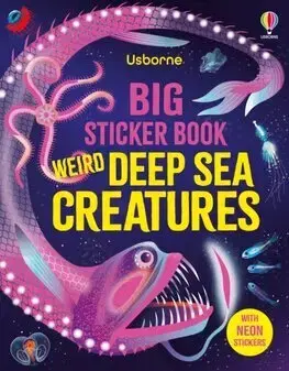 Pre deti a mládež - ostatné Big Sticker Book Weird Deep Sea Creatures - Alice James,Amanda Shufflebotham
