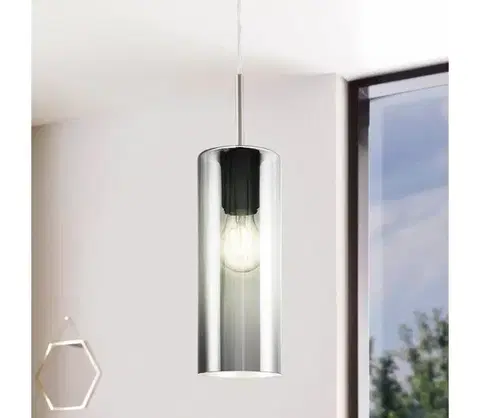 Svietidlá Eglo 98694 - Luster na lanku SELVINO 1xE27/15W/230V 98694