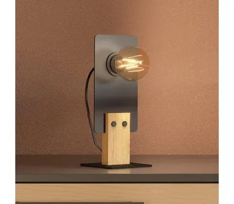 Lampy Eglo 43754 - Stolná lampa BRAMERTON 1xE27/40W/230V 43754