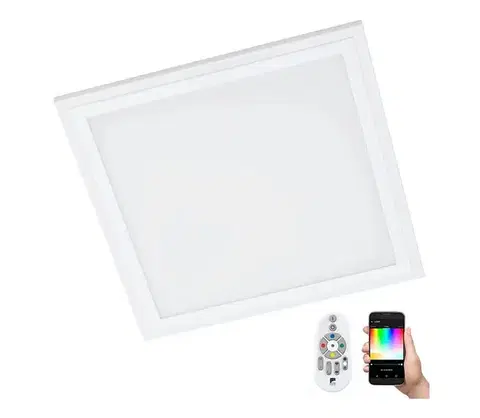 Svietidlá Eglo 32546 -LED RGBW stmievateľné stropné svietidlo SALOBRENA-C LED/16W/230V biela 32546
