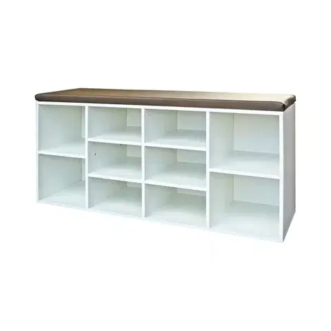 Bytové doplnky Botník LA PAZ biely